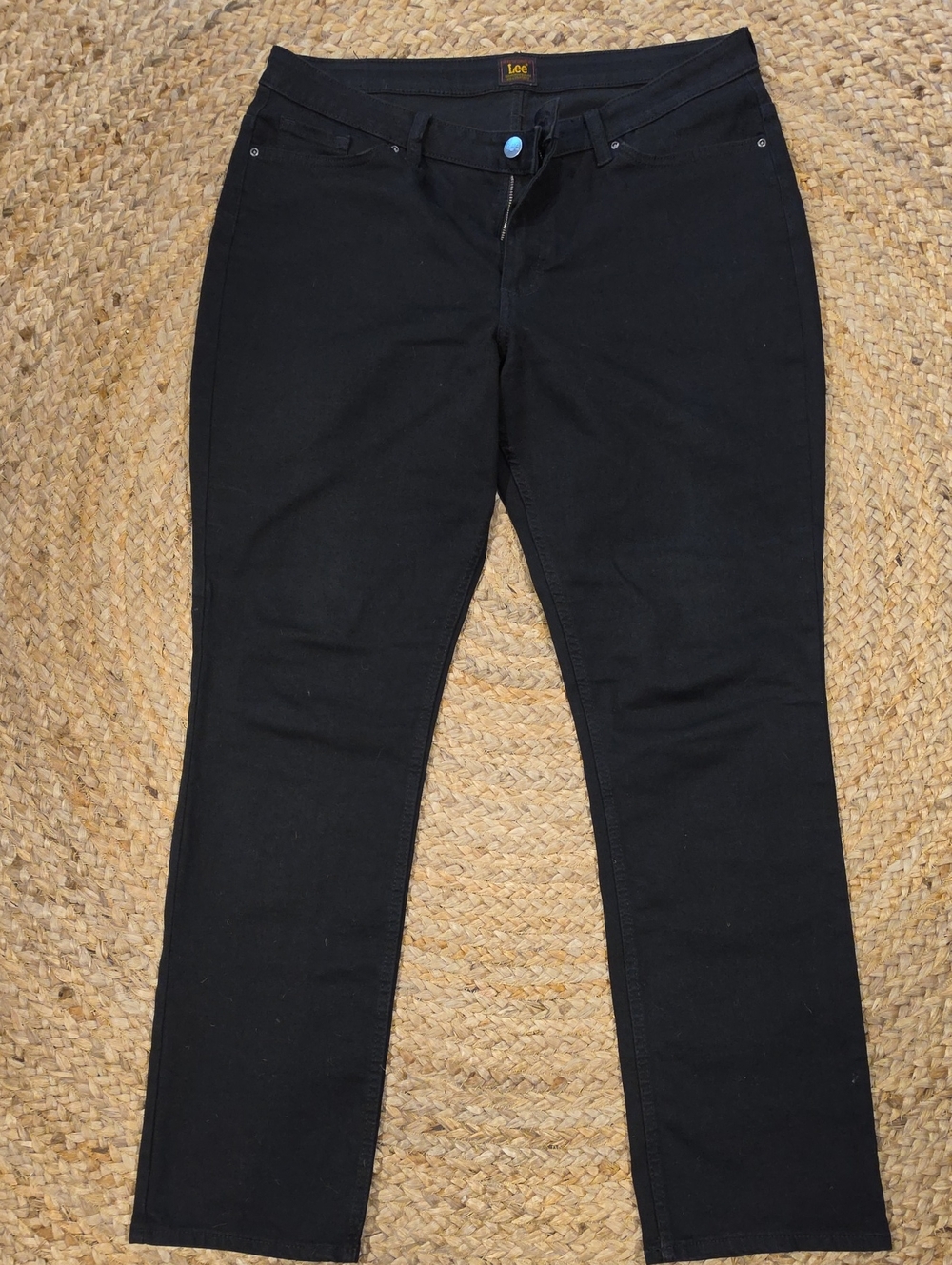 Lee Black Straight-Leg Women's Jeans